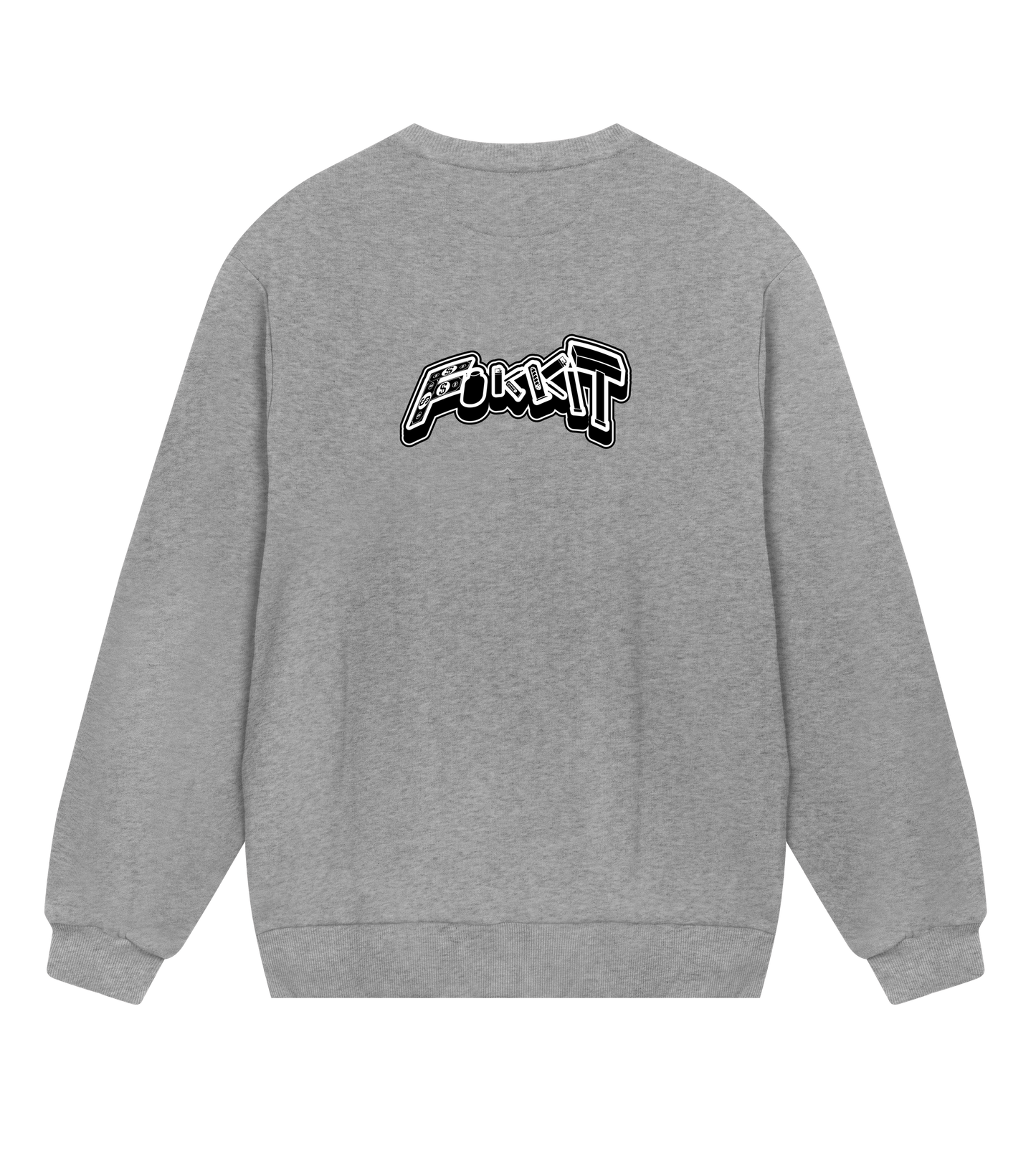 Fukkit front back classic sweatshirt